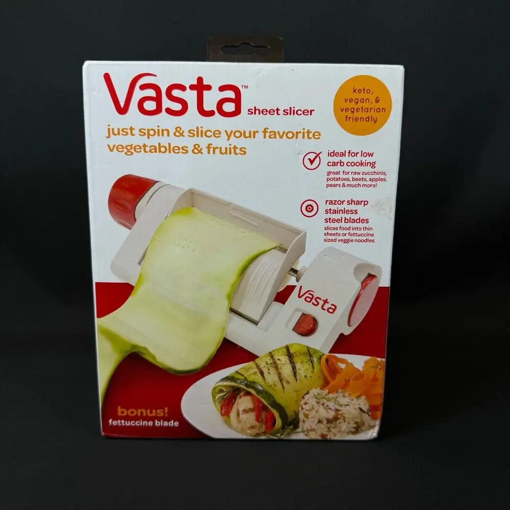 Vasta Vegetable and Fruit Sheet Slicer Veggie Cuttern New